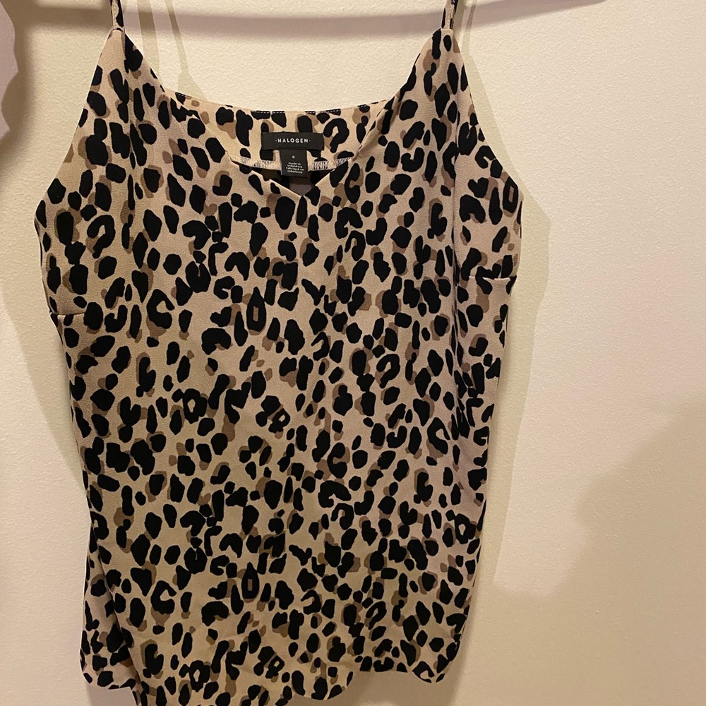 Halogen Cheetah Print Tank